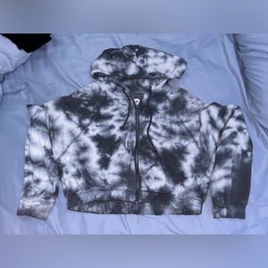 Aeropostale zip-up cropped hoodie